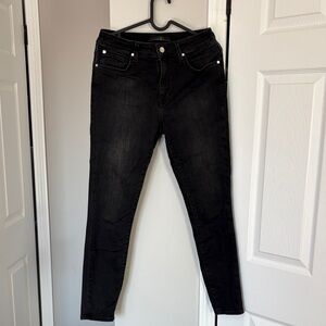 Mavi Women's Dark Black Skinny Jeans